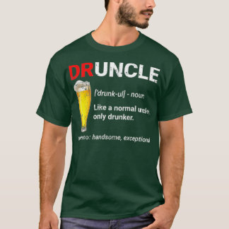 Camiseta Engraçado como um tio normal só bebedeira T
