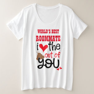 Camiseta Engraçado companheiro de quarto, adoro o POOP for