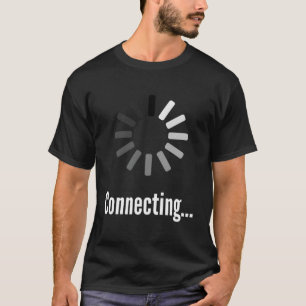 Camiseta Engraçado Conectar O Gráfico Novamente Feminino Do