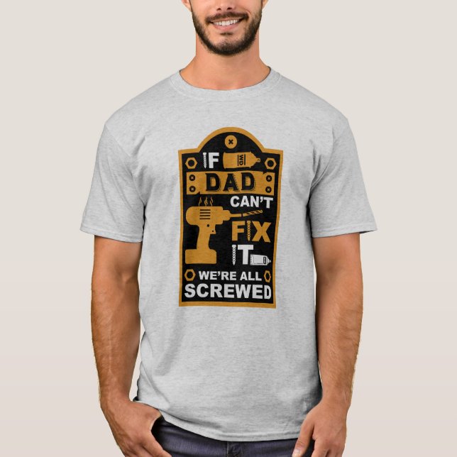 Camiseta Engraçado consertar o reparo de ti (Frente)