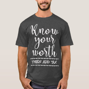 Camiseta Engraçado Contabilidade Impostos da Estação de Imp