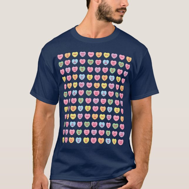 Camiseta Engraçado conversa personalizada doce (Frente)