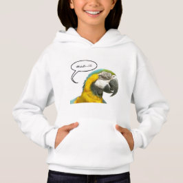 Camiseta Engraçado Conversar Papagaio Rosto Hoodie