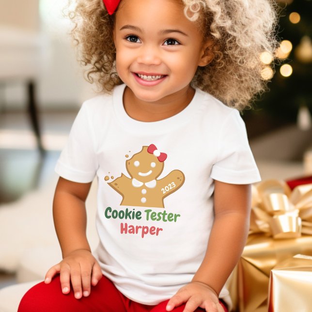 Camiseta Engraçado Cookie Tester Holiday Baking Todd (Criador carregado)