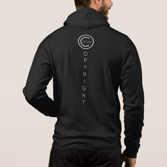 Camiseta Engraçado Copyright (Verso)