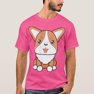 Camiseta Engraçado Corgi Engraçado Corgi Arte de Cachorro