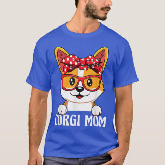 Camiseta Engraçado Corgi Mãe Para Dia de as mães-Camisa Do