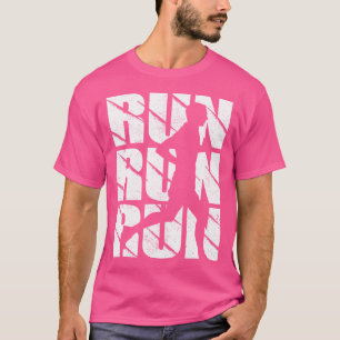 Camiseta Engraçado Corrida Para Homens Meninos Maratonista 