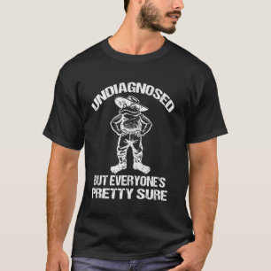 Camiseta engraçado Cowboy Frog não diagnosticado mas todos