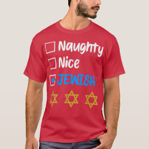 Camiseta Engraçado Cristo do Festival Judeu de Hanukkah