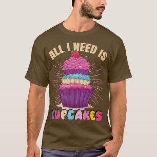 Camiseta Engraçado Cupcake Engraçado Fodindo Roupa De Banho