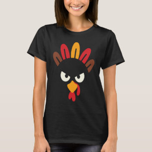 Camiseta Engraçado, Cuta Irritada, Pássaro da Turquia como