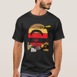 Camiseta Engraçado D B Cooper Homem Mistério Sequestro Pára