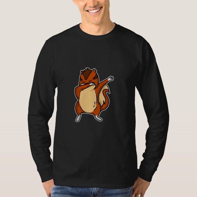 Camiseta Engraçado Dab Dance Legal Squirrel (Frente)