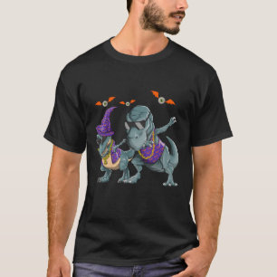 Camiseta Engraçado Dabbing Dinossaur Rapper Spookeen