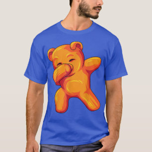 Camiseta Engraçado Dabbing Gummy Bear Dançando Urso Gummy B
