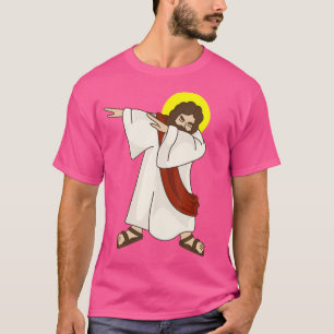 Camiseta Engraçado Dabbing Jesus Cristo - Aniversário Prese