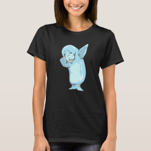 Camiseta Engraçado Dabbing Manatee Dancing Sea Cow Gift