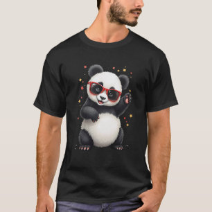 Camiseta Engraçado Dabbing Panda - Legal Dança Animal Tee