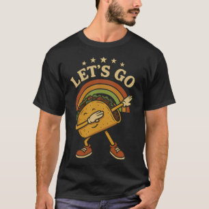 Camiseta Engraçado Dabbing Taco Vamos Go Taco 4