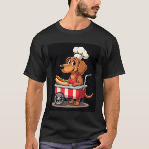 Camiseta Engraçado Dachshund Cachorro Cachorro Sanduíche We