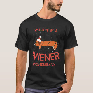 Camiseta Engraçado Dachshund Luzes De Natal Tangem Cachorro