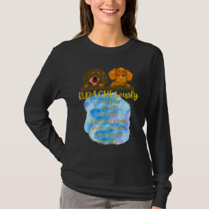 Camiseta Engraçado Dachshund Pet Pai Wiener Cachorro Mãe Eu