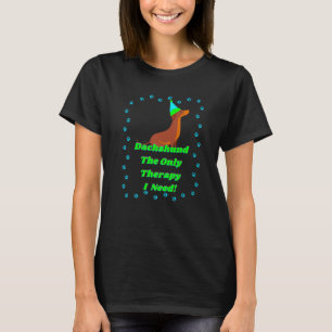 Camiseta Engraçado Dachshund Pet Pai Wiener Cachorro Mãe Hu