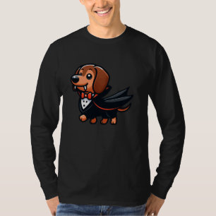 Camiseta Engraçado Dachshund Vampire Halloween Costume Boys