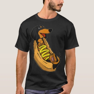 Camiseta Engraçado Dachshund Weenie Sausage Cão