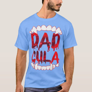 Camiseta Engraçado Dadcula Halloween Pai Dacula Costume Mom
