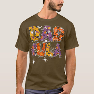 Camiseta Engraçado Dadcula Halloween Pai Dacula Costume Mom