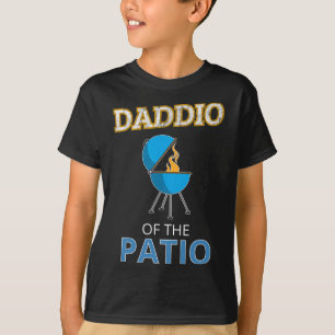 Camiseta Engraçado Daddio Da Grelha Do Churrasco Do Pacio
