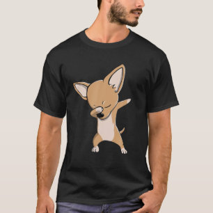 Camiseta Engraçado Dança De Cachorro Chibão De Cabelo Curto