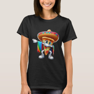 Camiseta Engraçado Dançando Comida De Pizza Mexicana Lover