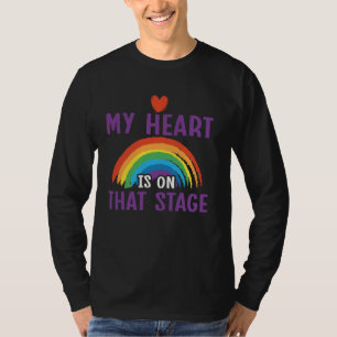 Camiseta Engraçado Dançar Meu Coração Está Naquele Dançarin