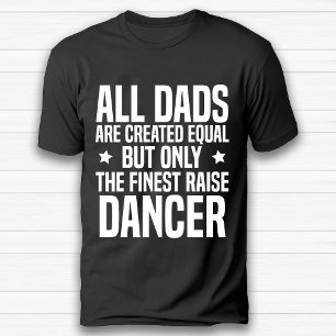 Camiseta Engraçado Dance Pai Birthday Black