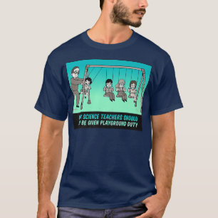 Camiseta Engraçado Dando o Prêmio de Professores de Ciência