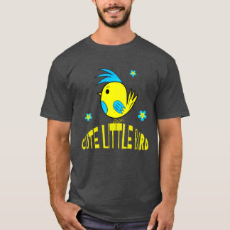 Camiseta Engraçado de ave amarelo