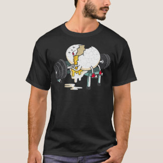 Camiseta Engraçado de Barretas de Malhação de Ovo Esmagado