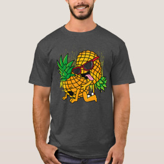 Camiseta Engraçado de cabeça para baixo Pineapple Swinger S