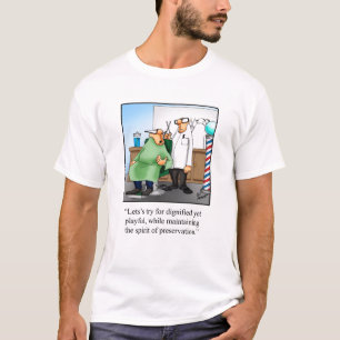 Camiseta Engraçado de Corte de Cabelo