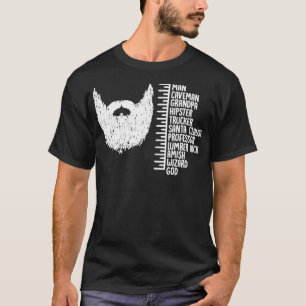 Camiseta Engraçado de crescimento da barba