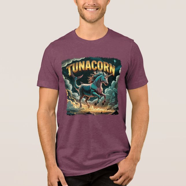 Camiseta Engraçado de Criatura de Combinação de Ilustração  (Frente)