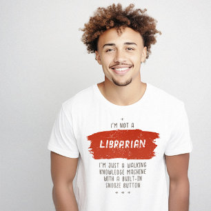 Camiseta Engraçado de Definição Bibliotecária