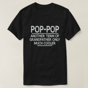 Camiseta Engraçado De Definição pop-Pop Significa Legal 