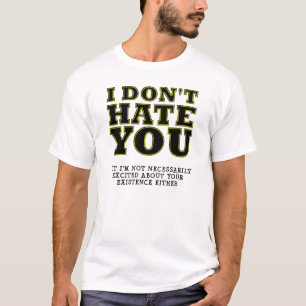 Camiseta Engraçado de Existência Inexcitada