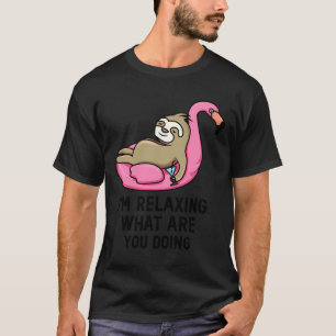 Camiseta Engraçado de Lama Relaxado