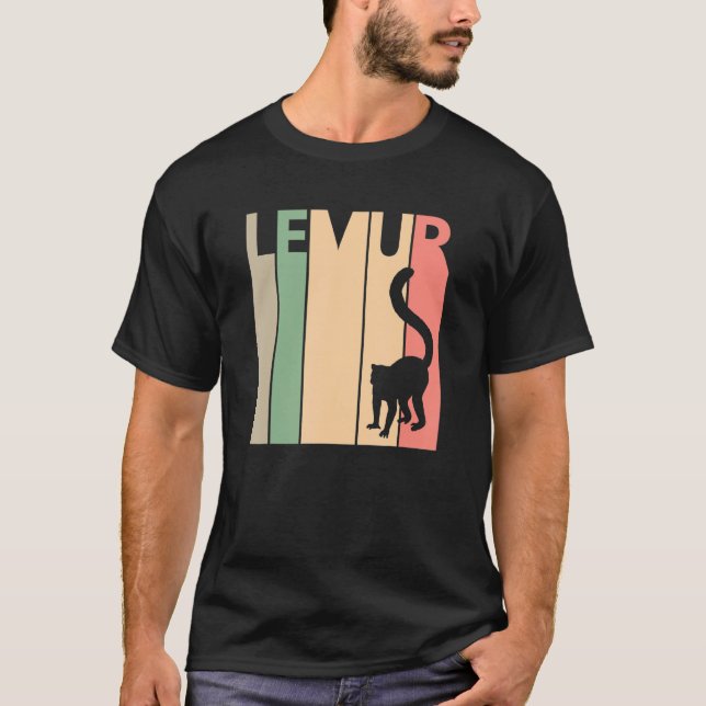 Camiseta Engraçado de Lemur (Frente)