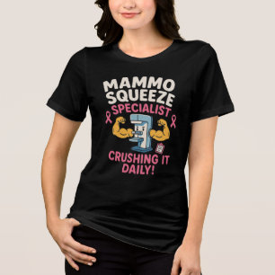 Camiseta Engraçado de Mammografia Tech